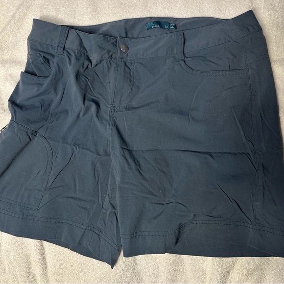 Prana Hazel Hiking shorts, blue, Size 14 - Picture 2 of 8